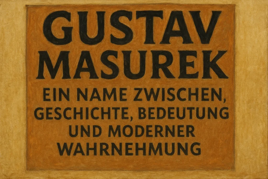 gustav masurek
