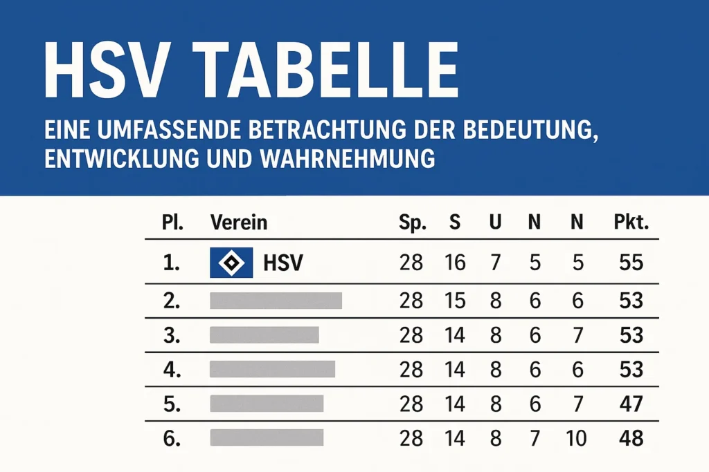 teilnehmer: hsv tabelle